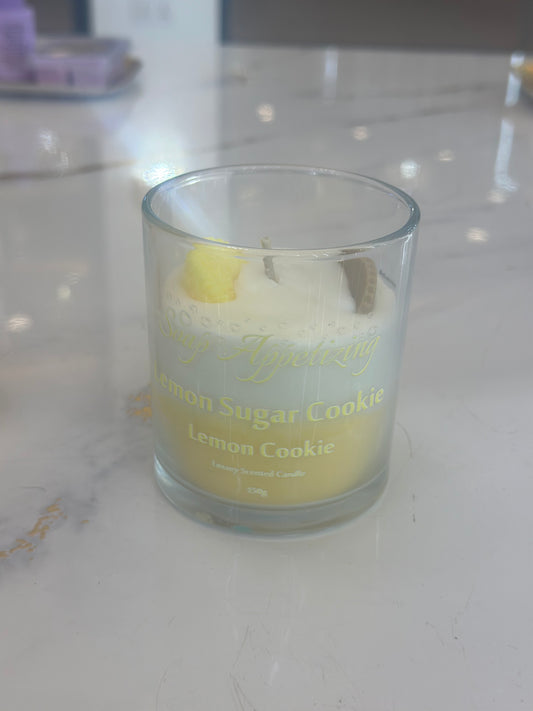 Lemon suger Cookie candle