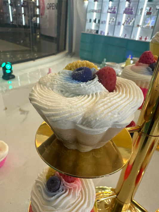 Marble Cupcake Soap