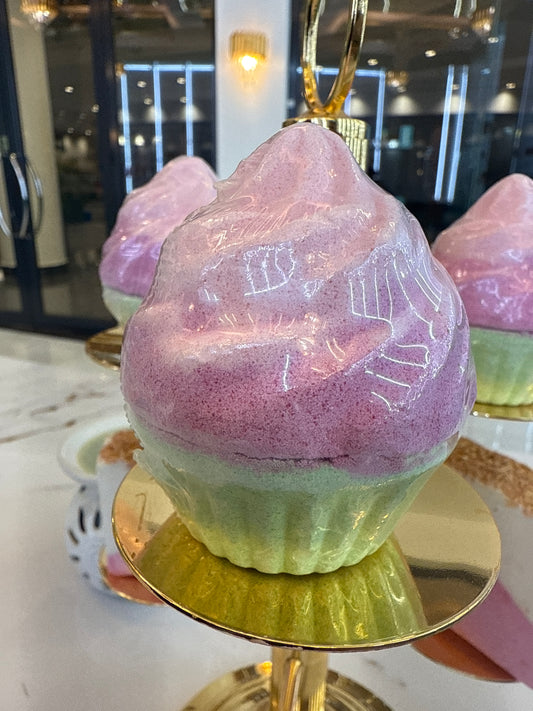 Cup cake Bath Bomb