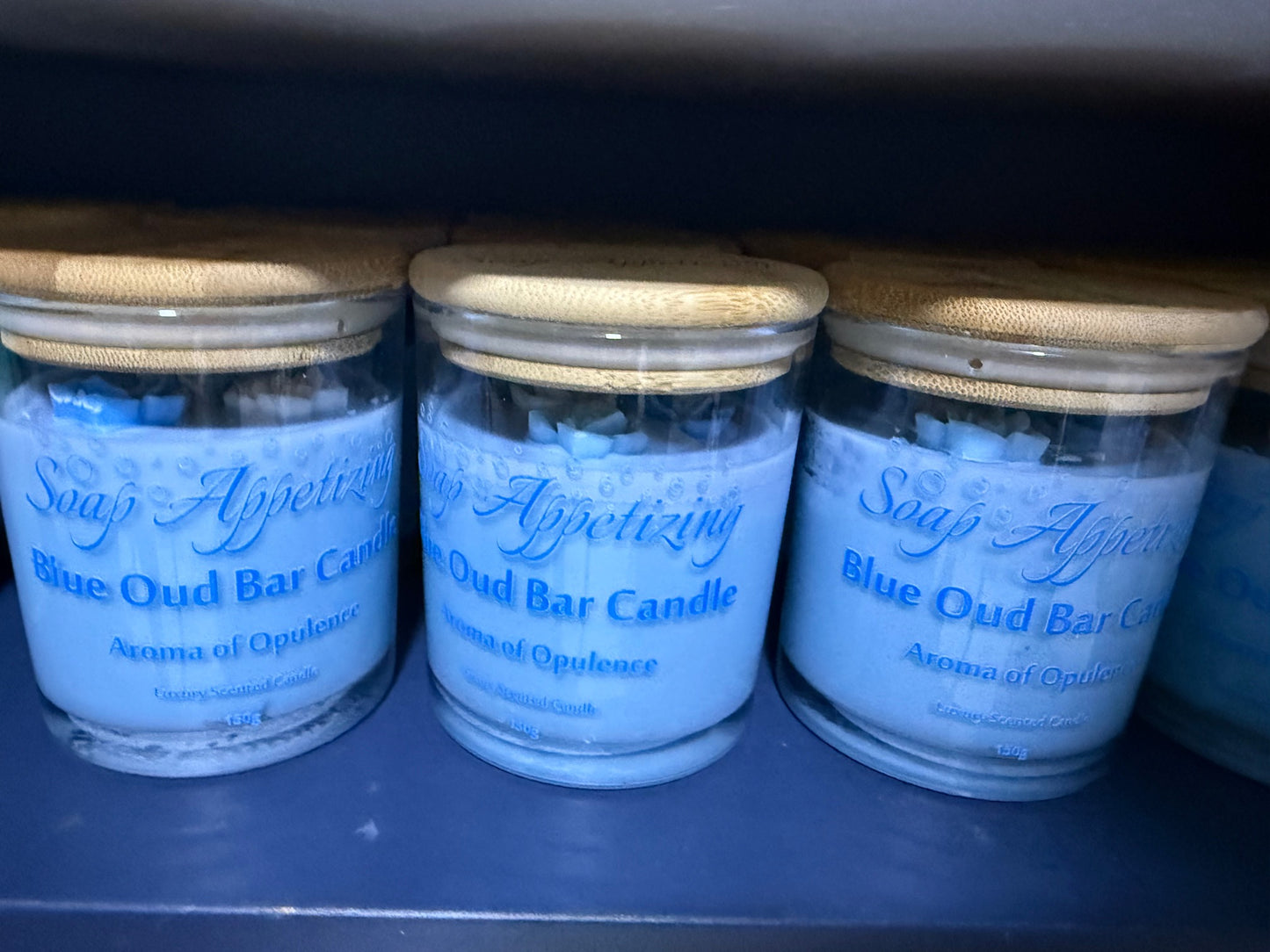 Blue Oud Candle