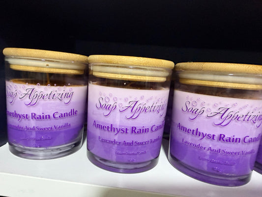 Amethyst Rain Candle