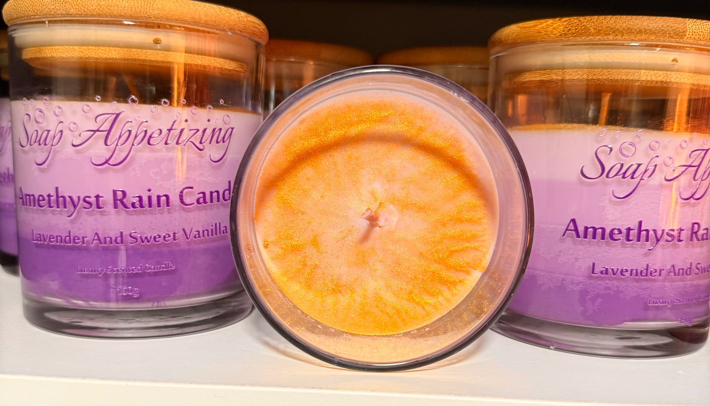 Amethyst Rain Candle