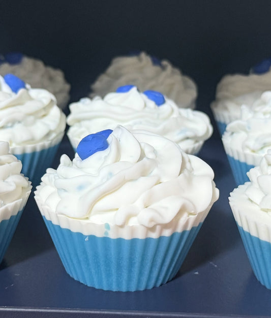 Blueberry Brulee Cupcake Soap