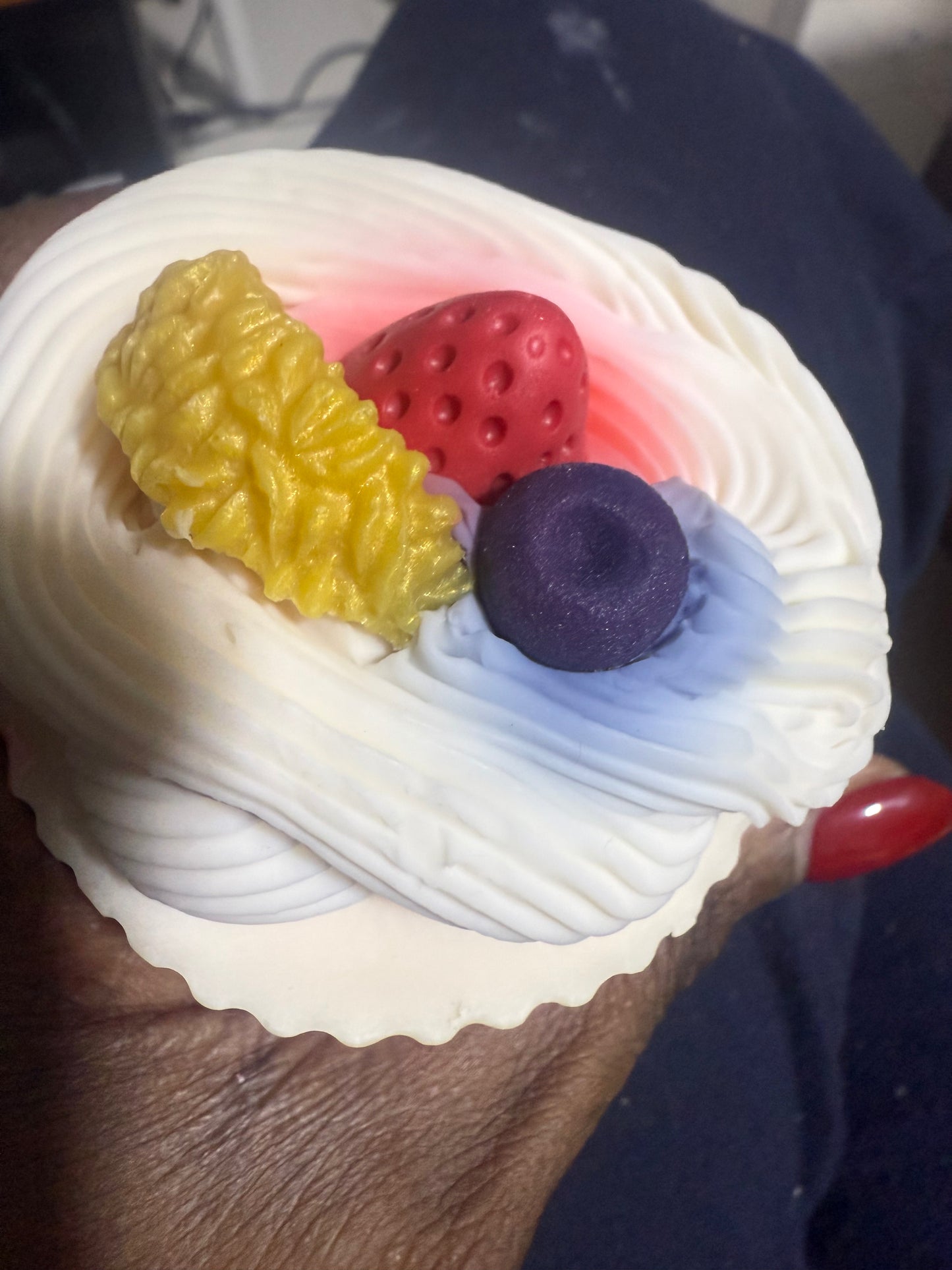 Strawberry Shortcake Cupcake Soap