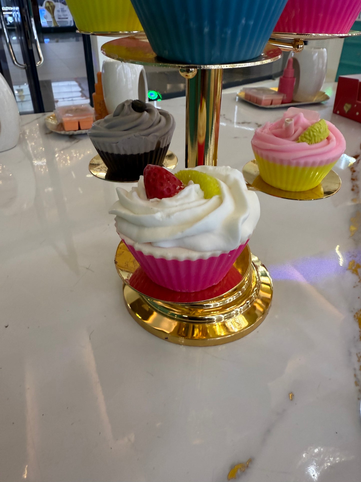 Strawberry Shortcake Cupcake Soap