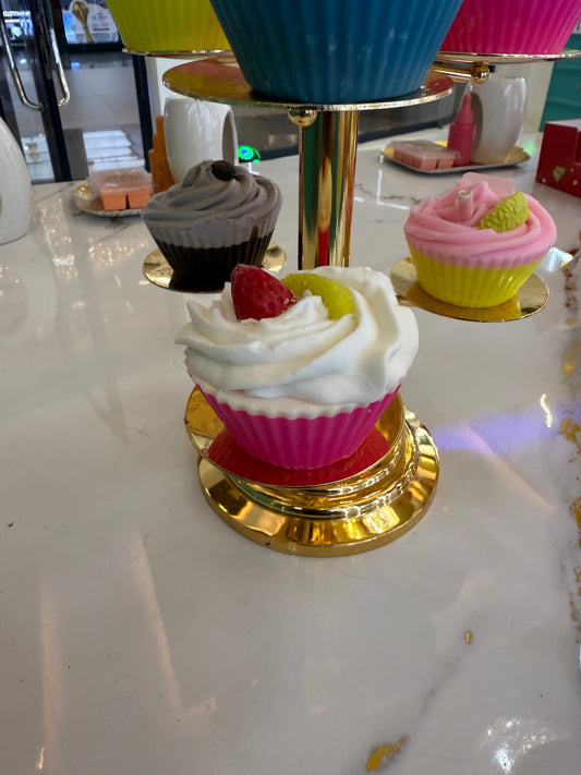 Strawberry Shortcake Cupcake Soap