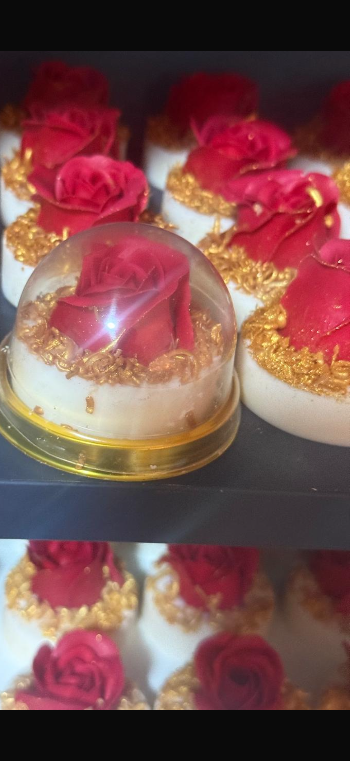 Rose Elegance Cupcake Soap